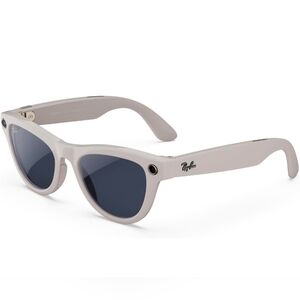 Ray-Ban Meta (Gen 2), Skyler, Shiny Chalky Grey, Transitions Sapphire Lenses